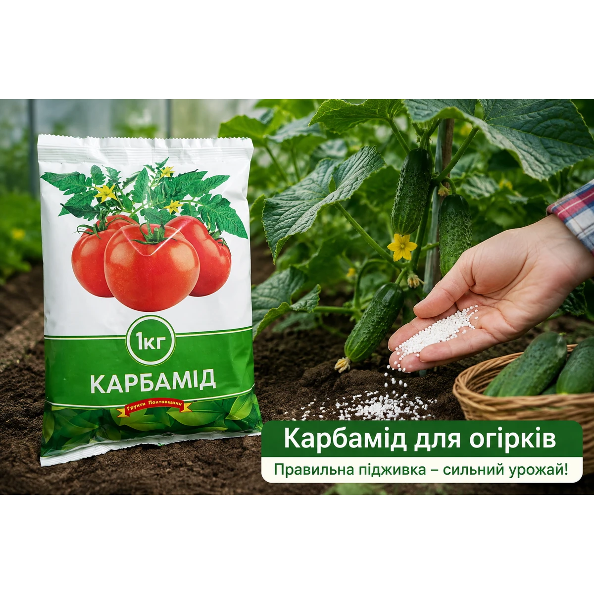 Карбамид для огурцов: почему это удобрение сейчас на пике популярности и как использовать его с умом