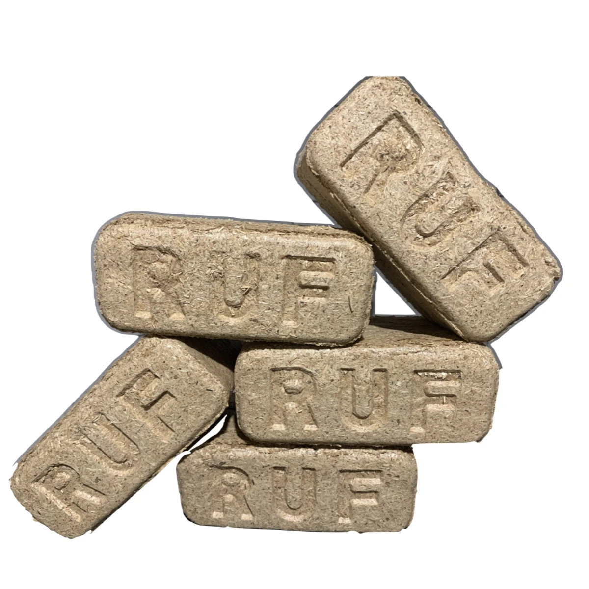 Паливні брикети RUF з пресованої деревної тирси