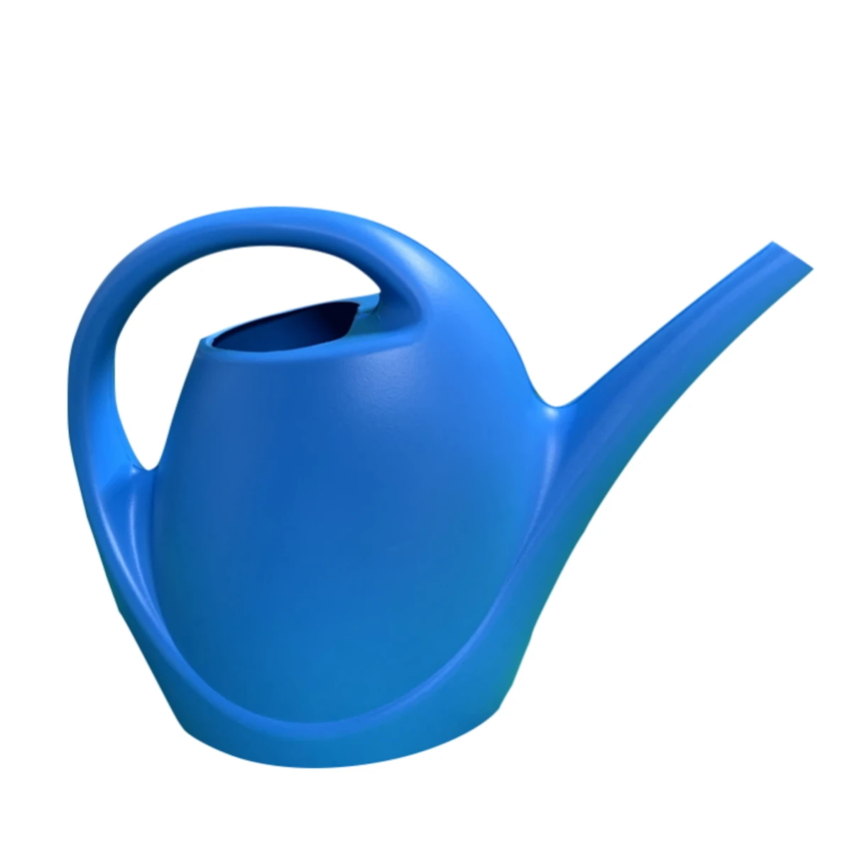 лійка для поливу синього кольору